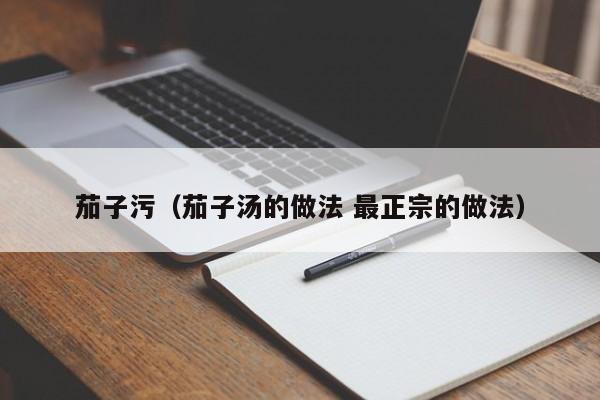 茄子污(茄子汤的做法 最正宗的做法)
