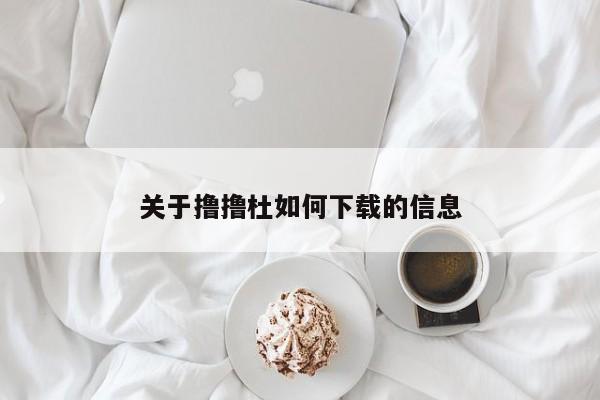 关于撸撸杜如何下载的信息