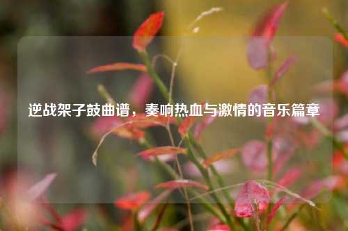 逆战架子鼓曲谱,奏响热血与***的音乐篇章