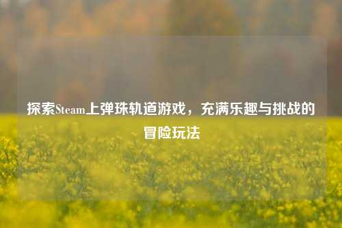 探索Steam上弹珠轨道游戏,充满乐趣与挑战的冒险玩法