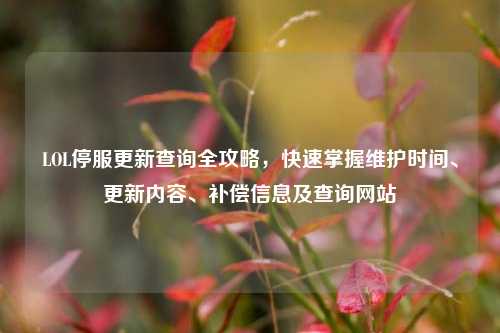 LOL停服更新查询全攻略,快速掌握维护时间、更新内容、补偿信息及查询网站