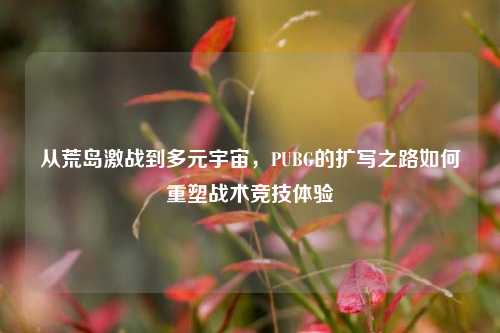 从荒岛激战到多元宇宙,PUBG的扩写之路如何重塑战术竞技体验