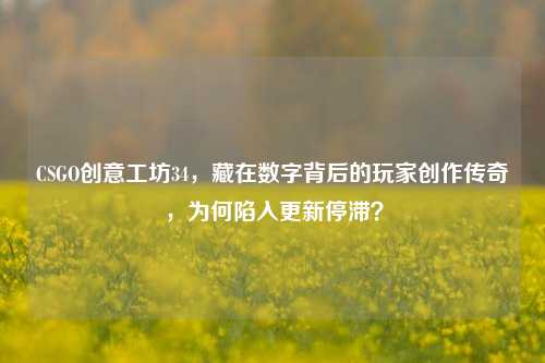 CSGO创意工坊34,藏在数字背后的玩家创作传奇,为何陷入更新停滞?