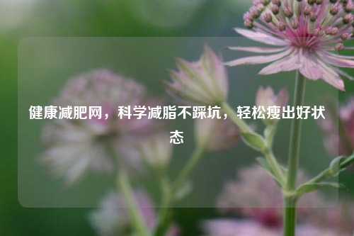 健康减肥网,科学减脂不踩坑,轻松瘦出好状态