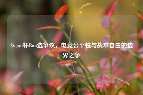Steam杯Ban选争议,电竞公平性与战术自由的边界之争